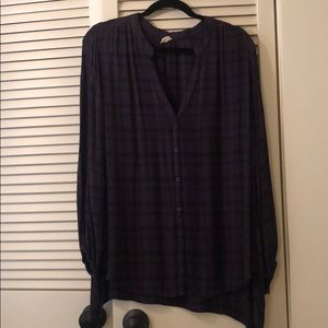 Plaid O’Neill Top